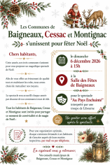Affiche du spectacle de Noël 2026