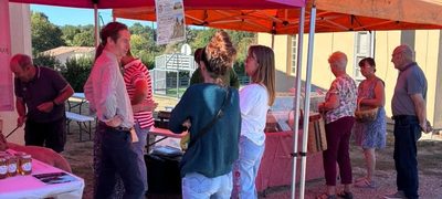 Stand du marché des producteurs